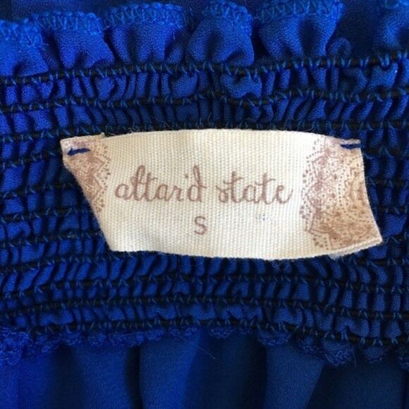 Altar’d State Off the Shoulders Royal Blue Romper NWT - Picture 6 of 8